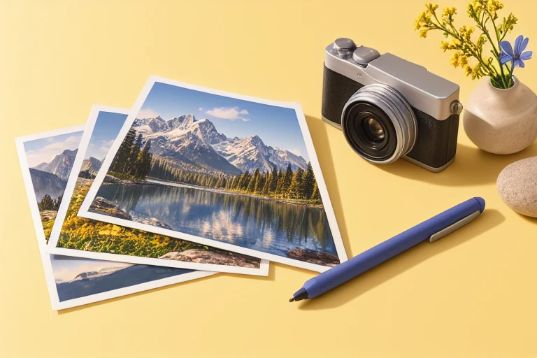 Photography and image editing workspace